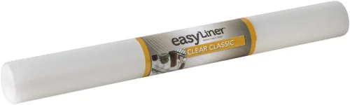 Duck Brand Clear Classic Easy Liner - Revestimiento para estantes, no adhesivo, transparente, 24 pulgadas x 10 pies