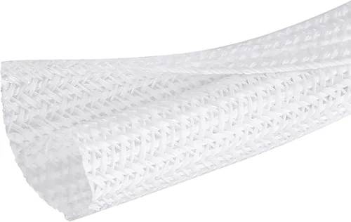Miniatura 8 de Malla protectora de cable de 10 pies y 1/2 pulgada, funda dividida para cable de alimentación, USB, audio, cable para TV y computadora, protector