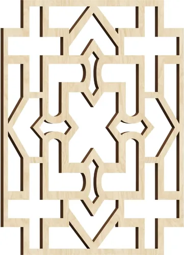 Miniatura 49 de Wise Paneles decorativos de madera con calado, extra pequeños, 7 3/8 pulgadas de ancho x 7 3/8 pulgadas de alto x 1/4 pulgadas de alto, roble rojo