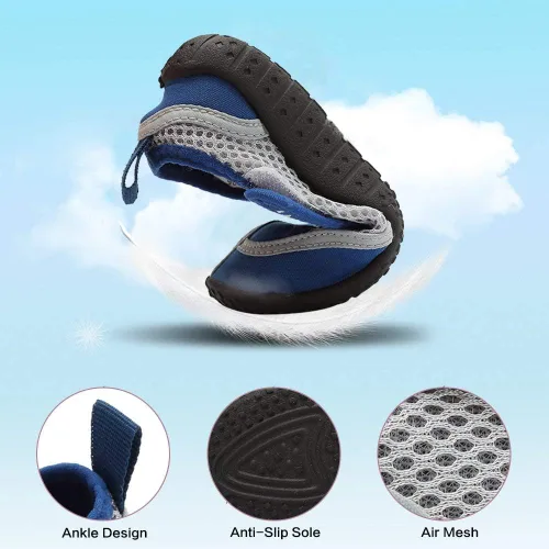 Miniatura 5 de CIOR Zapatos de agua para niños pequeños, zapatos acuáticos para piscina, playa, deportes deportivos para niñas y niños