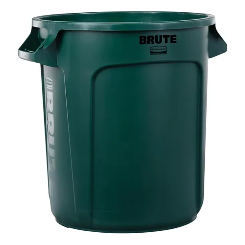 Miniatura 29 de Rubbermaid Commercial Products BRUTE - Bote de basura redondo resistente, 20 galones, azul, para paisajistas/sitios