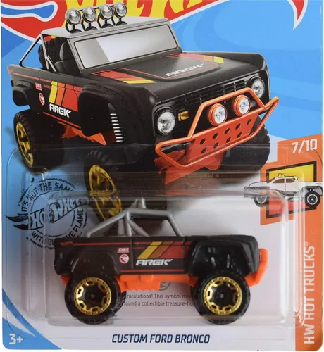 Miniatura 2 de Hot Wheels Custom Bronco 186/250, negro