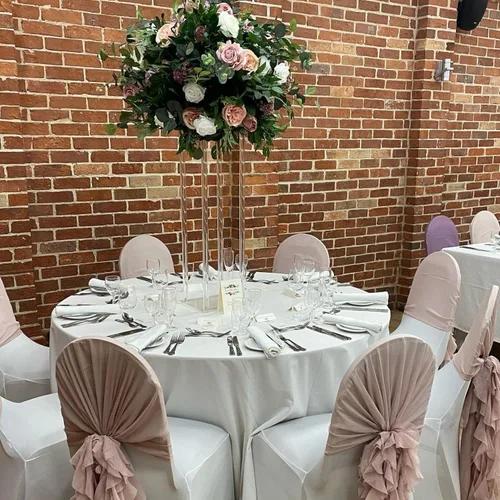 Miniatura 3 de 10 jarrones acrílicos transparentes para centros de mesa de boda, soporte de flores de 15.75 pulgadas de alto, jarrones de mesa de compromiso