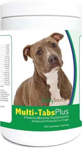 Miniatura 390 de Healthy Breeds American Staffordshire Terrier Multi-Tabs Plus tabletas masticables 180