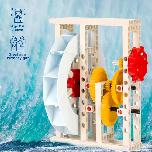 Miniatura 3 de Thames & Kosmos Kit de ciencia hidroeléctrica 12 experimentos de tallo Aprenda sobre energías alternativas y renovables, ciencias ambientales