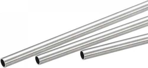 Miniatura 26 de uxcell Tubo de acero inoxidable 316, tubo de 0.118 in OD 0.039 in de espesor de pared de 9.843 in de longitud de 3 piezas