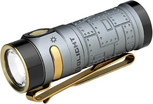 OLIGHT Baton4 Linterna EDC recargable, luz de bolsillo LED de 1300 lúmenes con cable de carga magnético, 6 modos, IPX8 impermeable para el hogar,