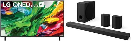 Miniatura 22 de LG Smart TV QNED 85A 4K de 55" y barra de sonido S70TY de 3.1.1 canales, Dolby Atmos, Orquesta Wow, altavoz trasero listo, subwoofer inalámbrico