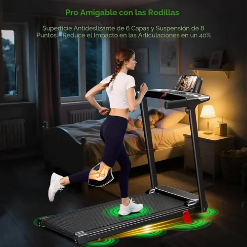Miniatura 7 de Foldable Treadmill for Home, 3-in-1 Walking Pad with 13% Incline Handle Bar, 300LBS Capacity, 3.0HP Quiet Brushless, Small Treadmills for Small