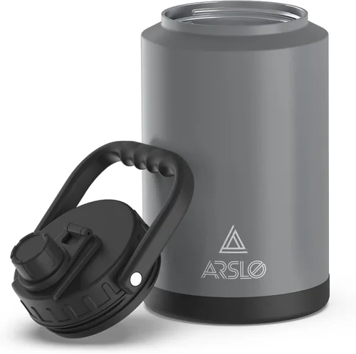 Miniatura 13 de Jarra Grande de Agua Aislada con Asa, Botella de Agua Aislada de Un Galón, Jarra de Agua de Acero Inoxidable de 1 Galón