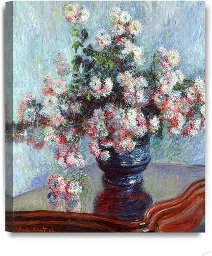 Miniatura 19 de Pinturas clásicas mundiales de Claude Monet Impresión giclée sobre lienzo alargado, pieza de galería para colgar y decorar el hogar, The CliffWalk