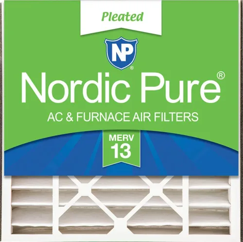 Miniatura 12 de Nordic Pure 20 x 20 x 5 (19_11/16 x 20_11/16 x 4_15/16) Air Bear 259112-103 MERV 12 filtros de aire, paquete de 4