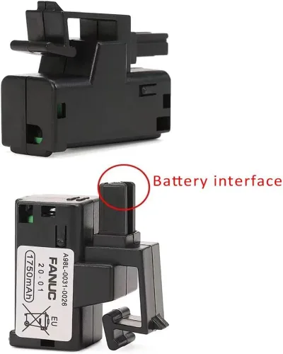 Miniatura 3 de Paquete de 6: A98L-0031-0026 Batería 3V 1750mAh PLC Batería para FANUC CNC controlador de máquina, repuesto para FANUC A02B-0309-K102