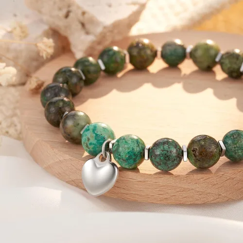 Miniatura 31 de HGDEER Regalos Get Well Soon, pulsera de amatista de piedra natural para mujeres y hombres