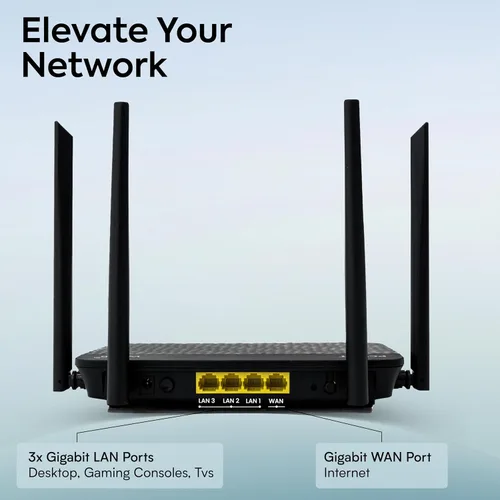 Miniatura 2 de PW-AX1800 WiFi 6 Router de doble banda con soporte VLAN, OpenVPN/WireGuard/IPsec VPN Cliente/Servidor - Compatible con ExpressVPN/SurfShark, etc.