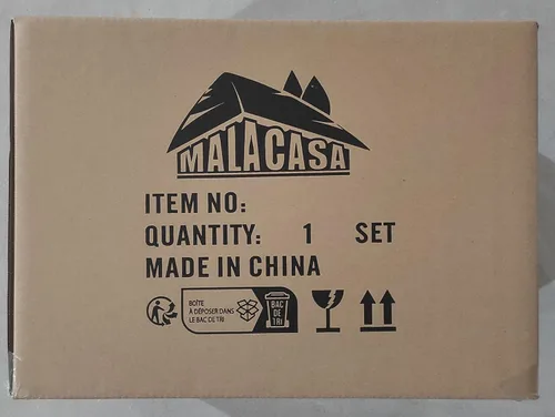 Miniatura 13 de MALACASA Series Elisa - Juego de vajilla de porcelana cuadrada de 24 piezas, color blanco con borde negro, juego de platos modernos para 6 platos