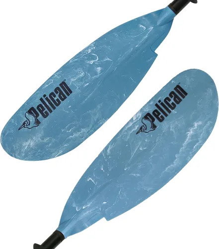 Miniatura 10 de Pelican - Remo Poseidon - Mango de aluminio con cuchillas de fibra de vidrio reforzadas - Remos de kayak ligeros y ajustables - Perfecto para kayak