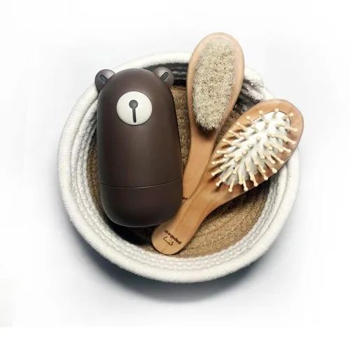 Miniatura 10 de Juego de cortaúñas para bebé con bonito estuche, kit de lima de uñas y uñas de los pies para manicura y pedicura para recién nacidos, regalo de aseo