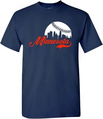 Miniatura 29 de Xtreme Apparrel Cityscape Skyline - Camiseta para hombre para fanáticos del béisbol Miami - Camisa negra