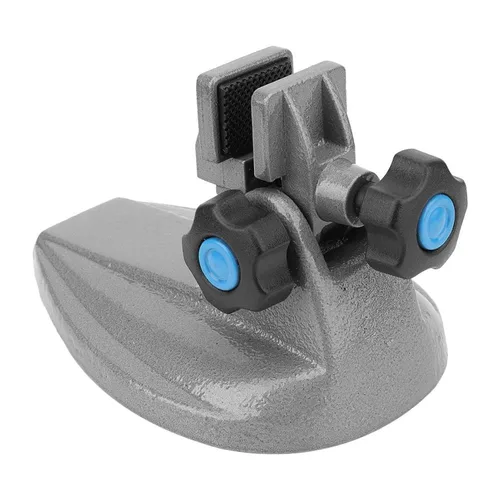 Miniatura 9 de Soporte para micrómetro, base de soporte de 0 a 3.937 in, soporte fijo antideslizante de precisión de metal estable para ingeniero maquinista
