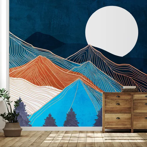 Miniatura 137 de SIGNFORD - Papel tapiz de diseño de bosque, removible para dormitorio o sala de estar, 100 x 144 pulgadas Bosque1-1911-m17