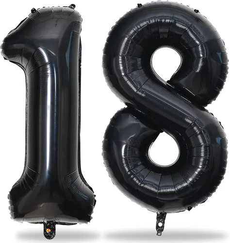 Miniatura 83 de Globos de oro rosa para cumpleaños número 16 para niñas, 40 pulgadas de gran tamaño, globos de lámina de mylar con el número 1 y 6, autoinflables