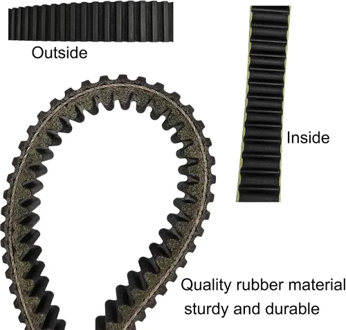 Miniatura 2 de Correa de transmisión para Yamaha Grizzly Rhino Wolverine Kodiak 400 450 YFM400 YFM 400 Replacement 5GH-17641-10-00, 5GH-17641-00-00