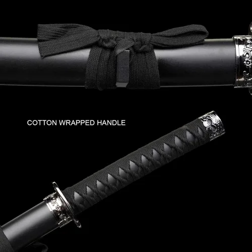 Miniatura 2 de PS 39.8 pulgadas Último Samurái Espada Japonesa Katana Honor Grabado En Vaina. Para Colección. Regalo, Uso de Práctica de Espada al Aire Libre