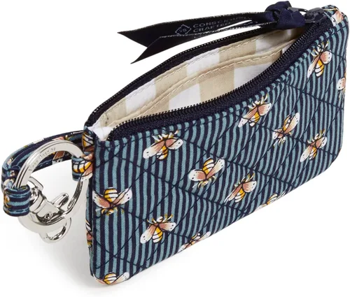 Miniatura 2 de Combo de funda de identificación con cremallera de algodón para mujer y cordón