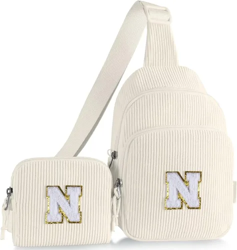 Miniatura 76 de Riñonera cruzada para niñas, Beige, Small