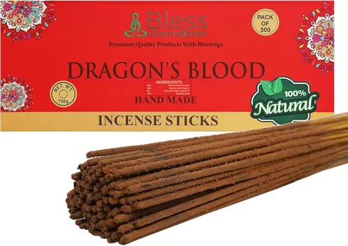 Miniatura 71 de Bless International varillas de incienso 100 % natural hechas a mano, sumergidas a mano, el mejor aroma Incienso y mirra