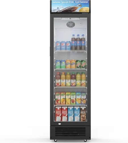 Miniatura 9 de Electactic Mini refrigerador de 2.6 pies cúbicos con congelador, refrigerador compacto de 2 puertas, enfriador de vino de bebidas independiente
