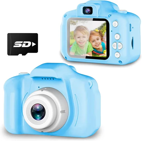 Miniatura 11 de Seckton - Cámara de selfie mejorada para niños, regalos de cumpleaños de Navidad para niñas de 3 a 9 años, cámaras de video digital HD para niños
