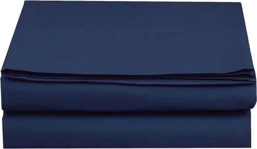 Miniatura 48 de Elegant Comfort Sábana plana premium de 1 pieza de calidad hotelera, lujosa y más suave, 1500 hilos, ropa de cama sábana plana de calidad egipcia