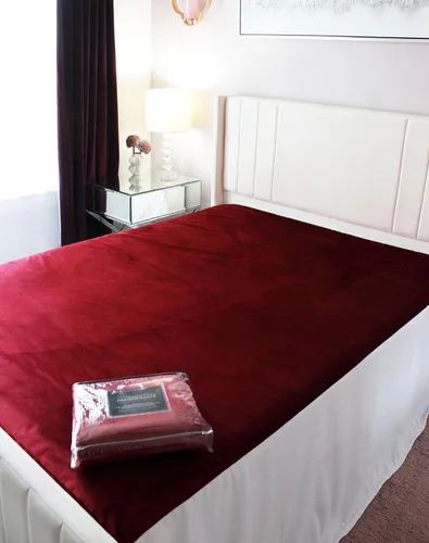 Miniatura 5 de Almohadilla de cama 100% impermeable a prueba de manchas – Masaje para parejas – Ultra suave, silencioso y protector de sábanas de lujo con lados