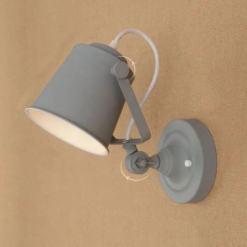 Wall Mounted Light 11 Colors Led Wall Lights Indoor Retro Loft E27 Bulb Lamp Wall Lamp Bedroom Up Down Industrial Wall Sconce Lamparas Decoration