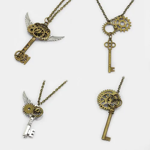 Miniatura 7 de (TM Antiqued Metal Skeleton Steampunk Watch Gear Cog Wheel Sets