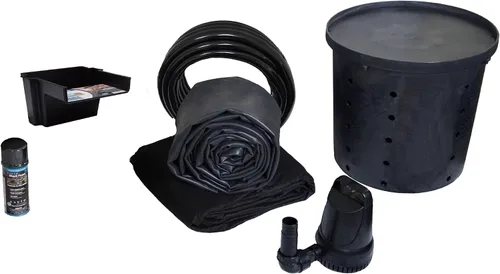 Miniatura 2 de HALF OFF PONDS - Simply Waterfalls 1200 Kit de cascada libre de estanque - Revestimiento de PVC de 5 pies por 10 pies, bomba de agua de la serie