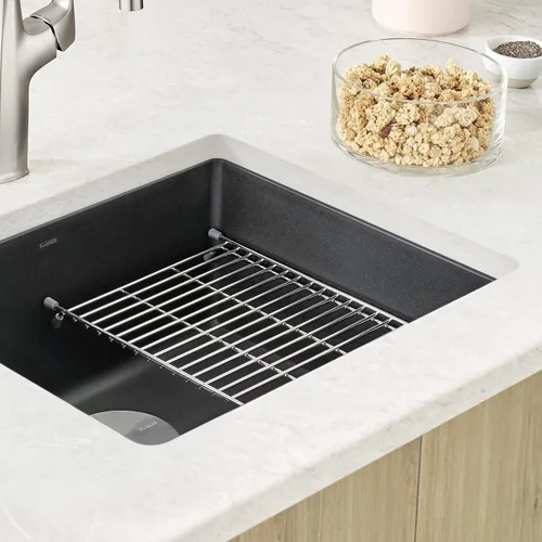 Miniatura 3 de BLANCO Precis - Rejilla flotante de acero inoxidable para fregadero