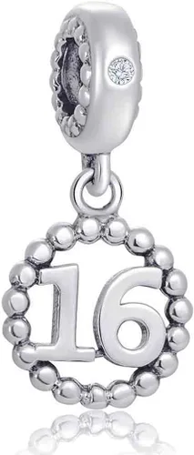 16 17 18 19 20 21 22 24 25 26 30 32 33 35 37 40 49 50 60 69 77 80 88 99 dijes de plata de ley 925 que se ajustan a pulserascollar Pandora colgantes