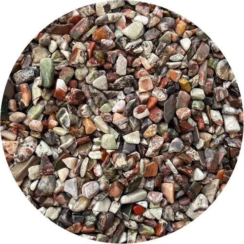 Miniatura 73 de GAF TREASURES Chips de piedras preciosas de jade semi nefrita natural, de 0.5 libras, mini cristales triturados, chips de cristal sin perforar