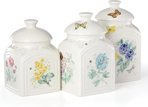 Miniatura 12 de Lenox Butterfly Meadow - Juego de condimentos de 7 piezas, color blanco