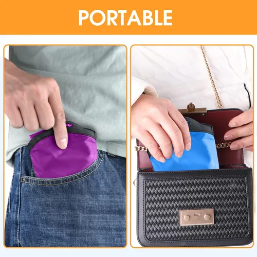 Miniatura 4 de Mototo 36 ventiladores de disco volador plegables con bolsa, juego de juguetes de bolsillo plegable para niños, diversión de fiesta de cumpleaños