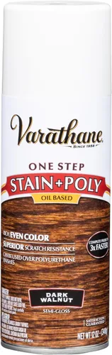 Miniatura 11 de Varathane 243867 - Tinte de una sola aplicación a base de aceite + Spray de poliuretano, 340 g, Rojo Caoba rojo (Red Mahogany)