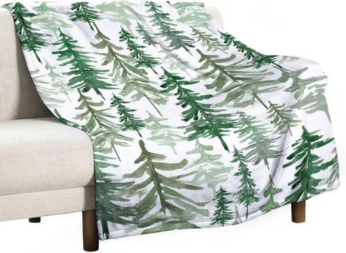 Miniatura 23 de Mantas de franela retro con alces y ciervos, estilo vintage de cabaña campestre rústica de montaña y granja, manta de cama para sofá, silla y cama