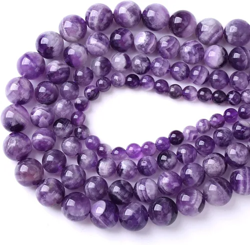 Miniatura 65 de 4MM 86 piezas cuentas sueltas de calcedonia azul aguamarina para hacer joyas, pulseras, collares Aguamarina azul