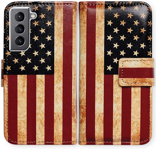 Miniatura 24 de Bcov Funda para Galaxy S22, diseño de pájaro negro y verde con tapa para teléfono con ranura para tarjeta y soporte para Samsung Galaxy S22 5G