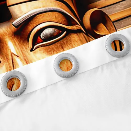 Miniatura 6 de Erosebridal Cortinas de ventana del faraón egipcio, tribu del antiguo Egipto exótico, pirámides egipcias, cortinas decorativas para dormitorio, sala