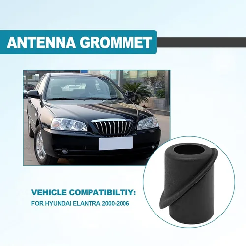 Miniatura 6 de Base de adaptador de goma para antena - Base de mástil de antena de radio - Compatible con Hyundai Elantra 2000-2006 - 96216-2D000..