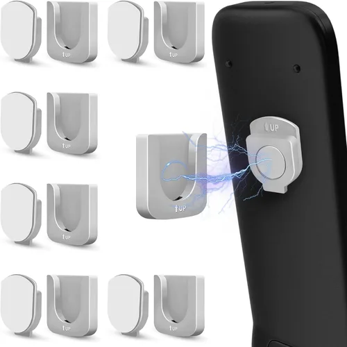 Miniatura 8 de Soporte magnético de pared para control remoto de 6 piezas, autoadhesivo, adecuado para la parte trasera de TV, así como para ventilador de TV